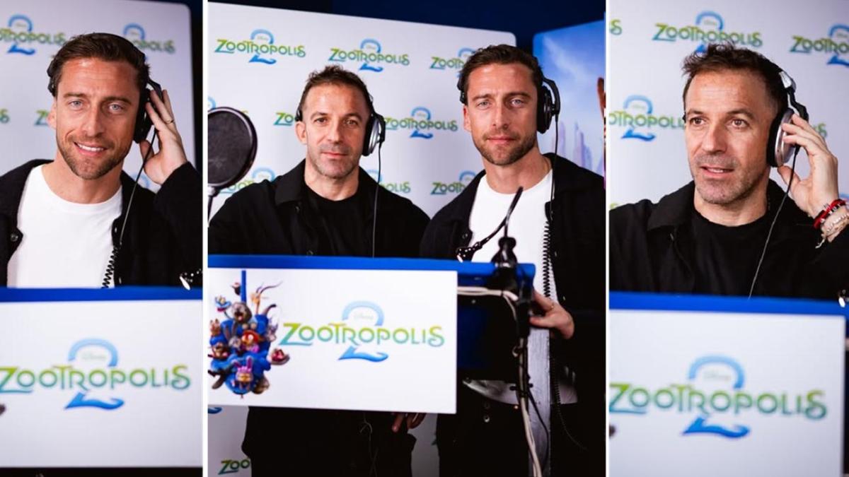 Zootropolis 2: Del Piero e Marchisio doppiano gli "Zebros"