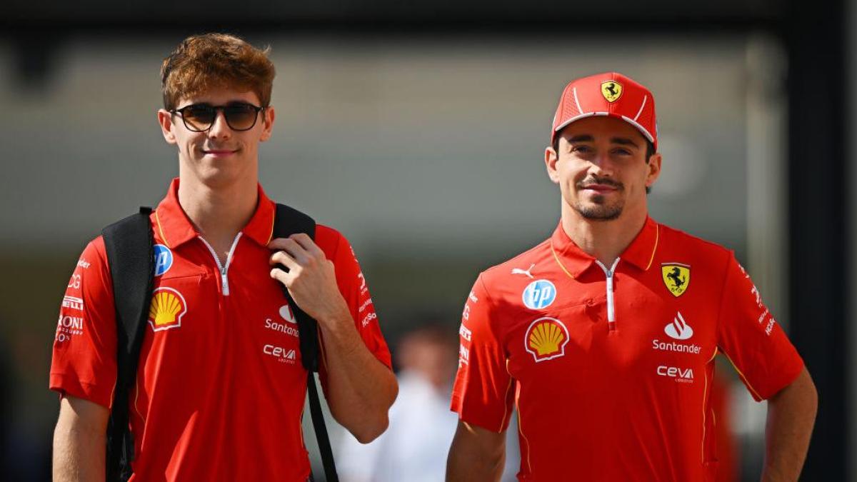 I fratelli Leclerc di nuovo insieme: Arhtur in Ferrari nelle libere di Abu Dhabi
