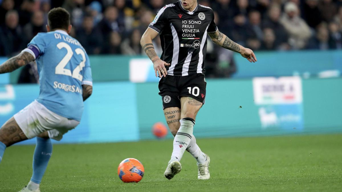 Udinese-Napoli, le pagelle: Zaniolo, fisico e magie: 7. Hojlund stecca, 4,5