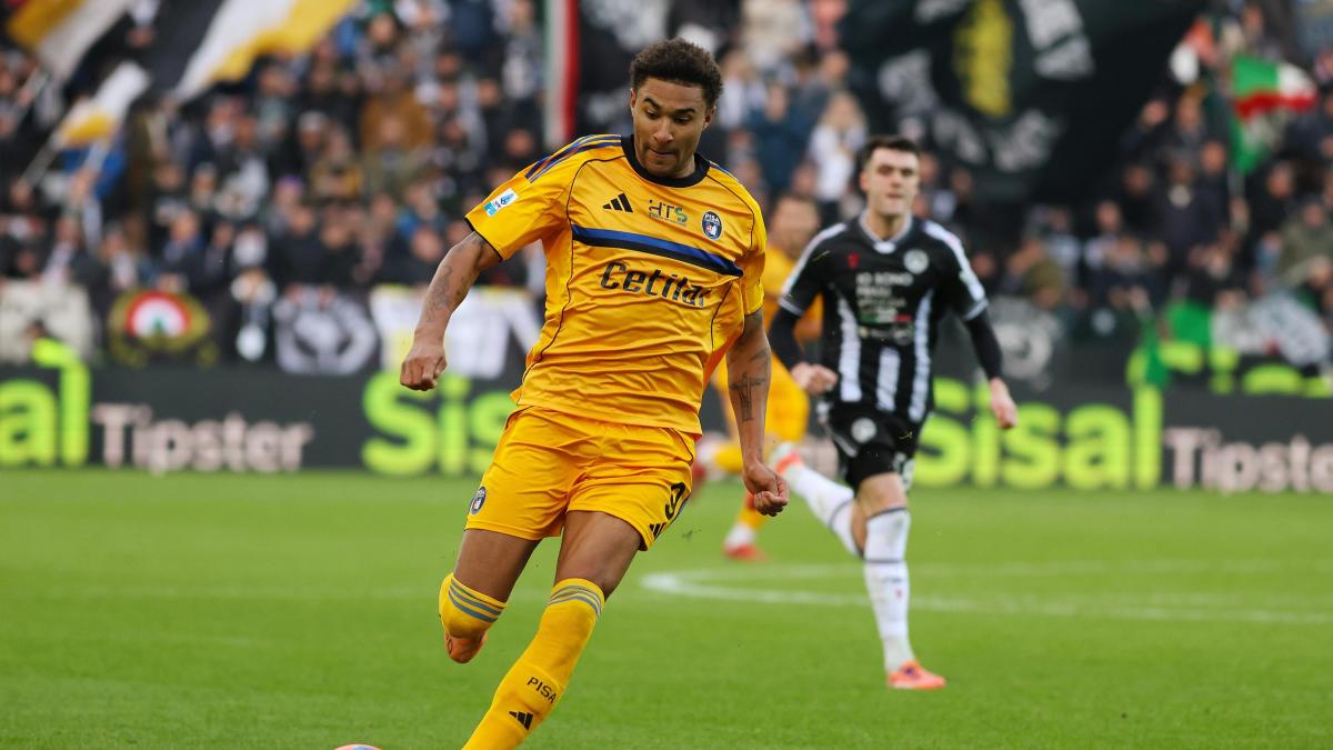 Pisa, Meister si fa male: sostituito per infortunio al 40'