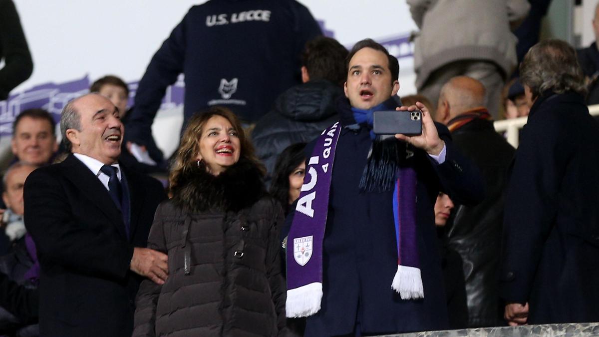 il dopo commisso alla fiorentina club per ora nelle mani della moglie catherine e del figlio giuseppe