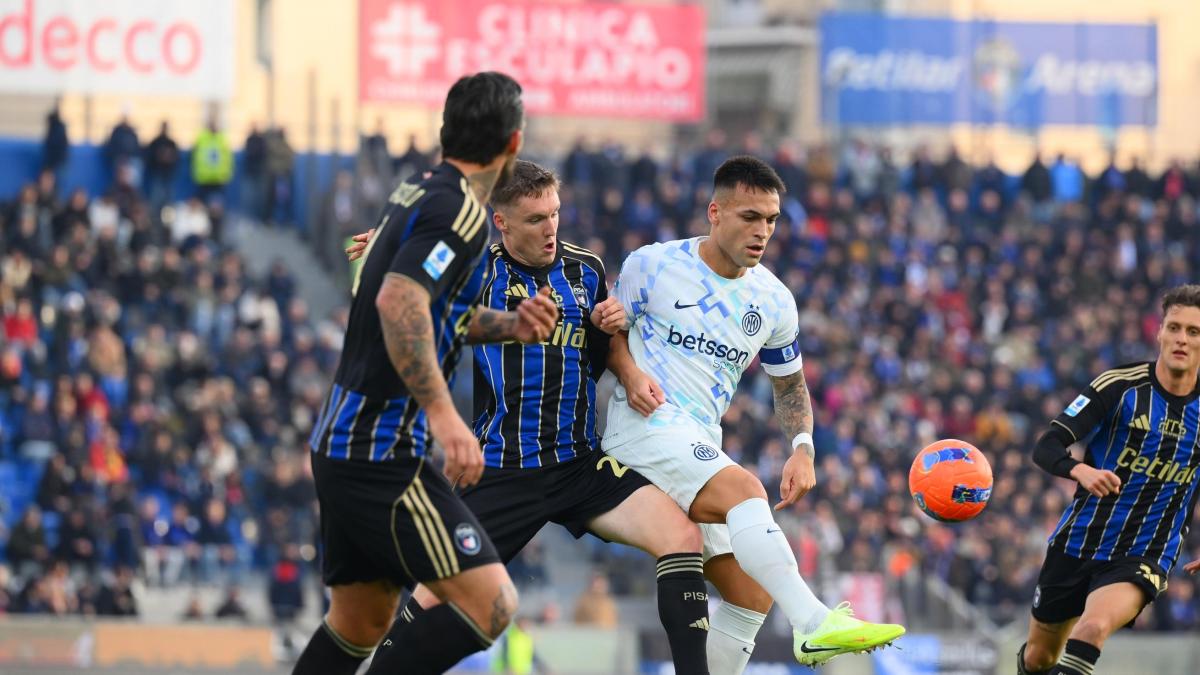le partite di oggi c 232 inter pisa poi serie b liga e bundesliga