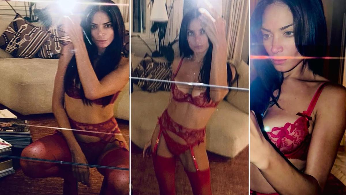 elodie in lingerie e reggicalze infiamma il web franceska nuredini non si trattiene