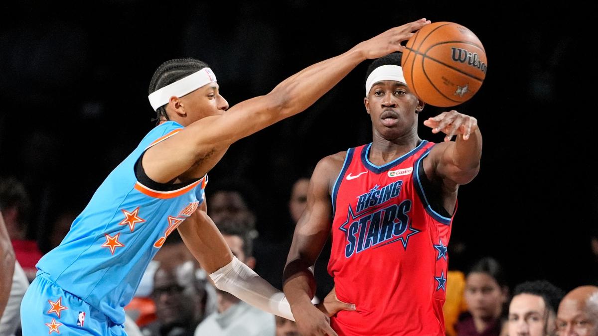 all star game vj edgecombe si prende il rising stars mvp e vittoria del suo team vince