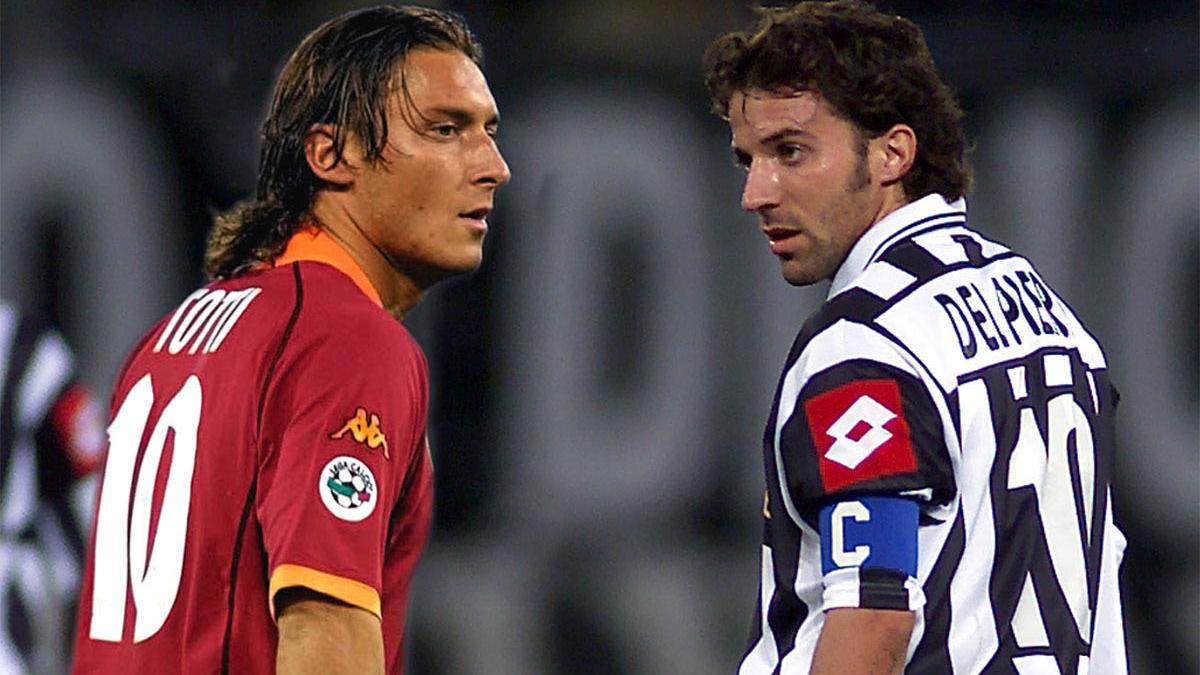 Quando la Roma era Totti, la Juve era Del Piero. E tutto il mondo fuori