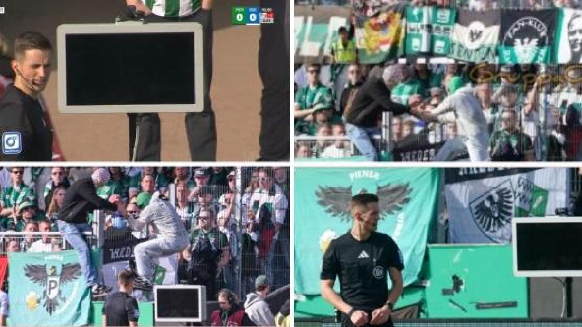 Cercasi Var, disperatamente! In Germania l'arbitro va al monitor ma un tifoso stacca la spina e...