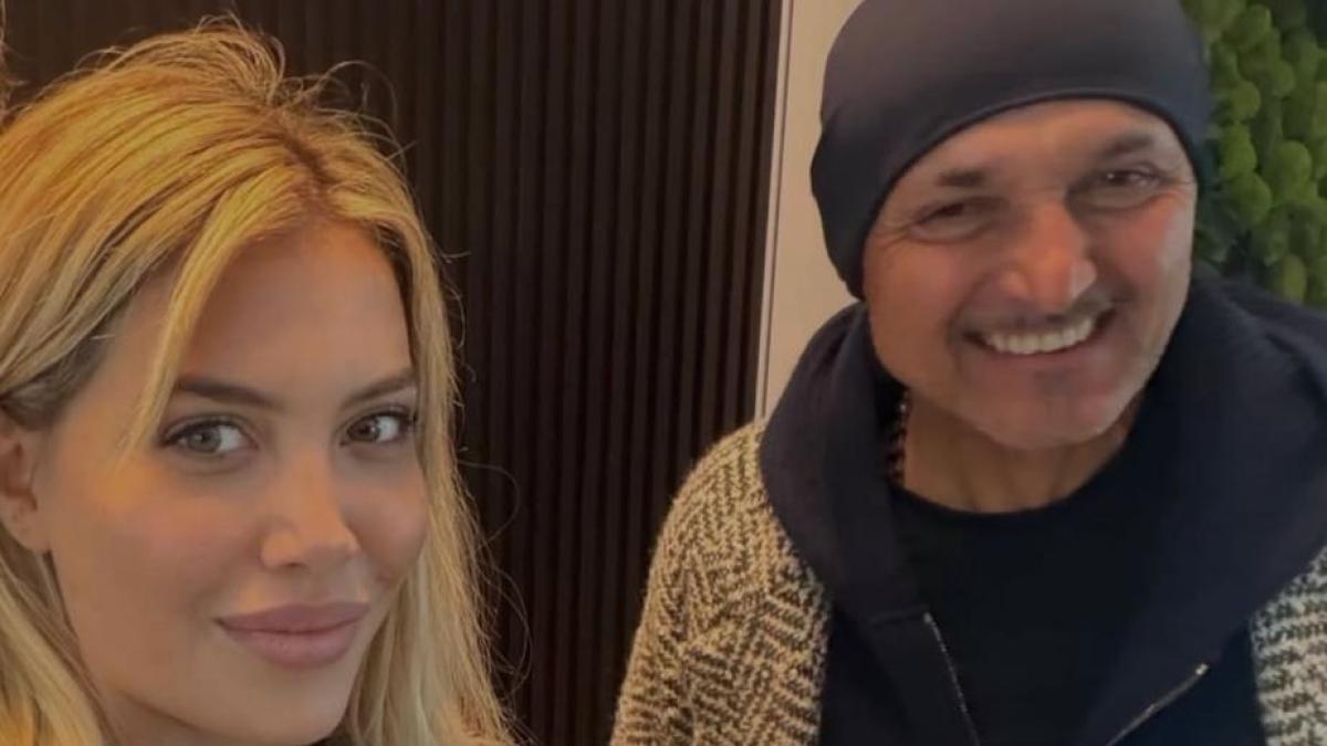 Wanda-Spalletti, scoppia la pace: "Che piacere rivederti mister". E spunta anche il cuoricino