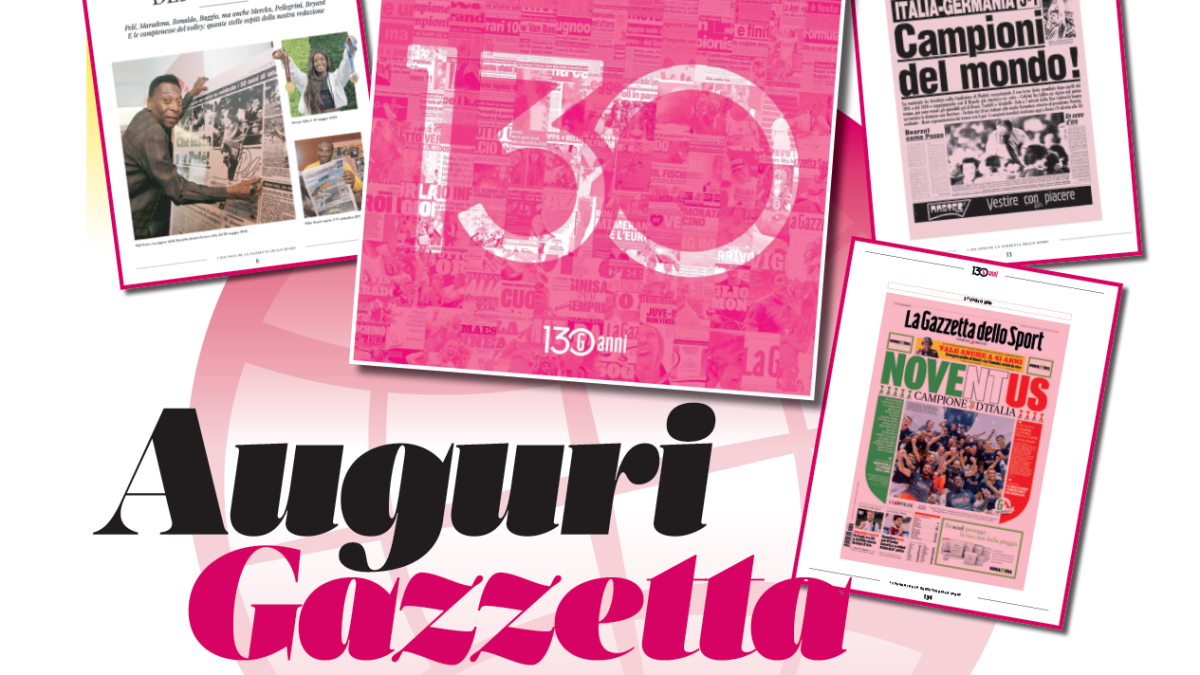Il 3 aprile un libro in regalo per festeggiare i 130 anni della Gazzetta dello Sport