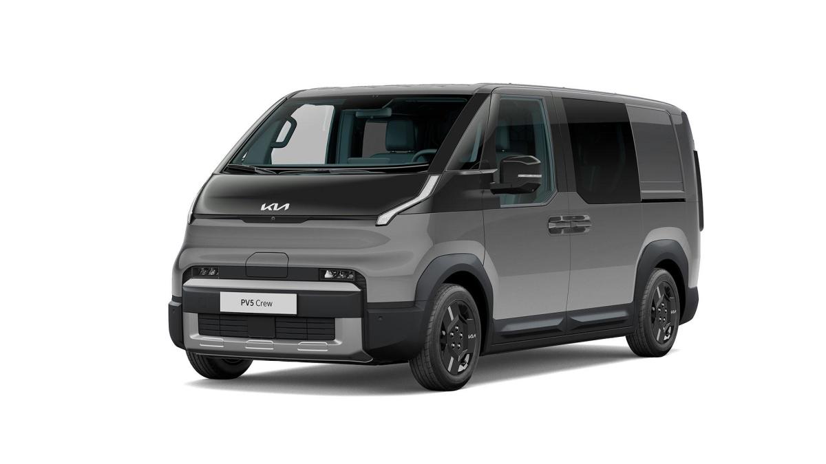 Kia PV5 Crew Van: da trasporto merci a van in pochi secondi