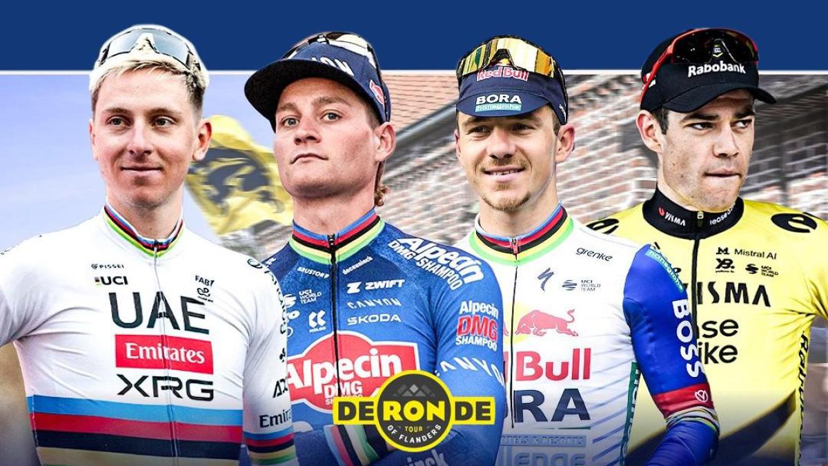 Pogacar, Van der Poel, Evenepoel e Van Aert: quattro fenomeni e un Giro delle Fiandre mai visto
