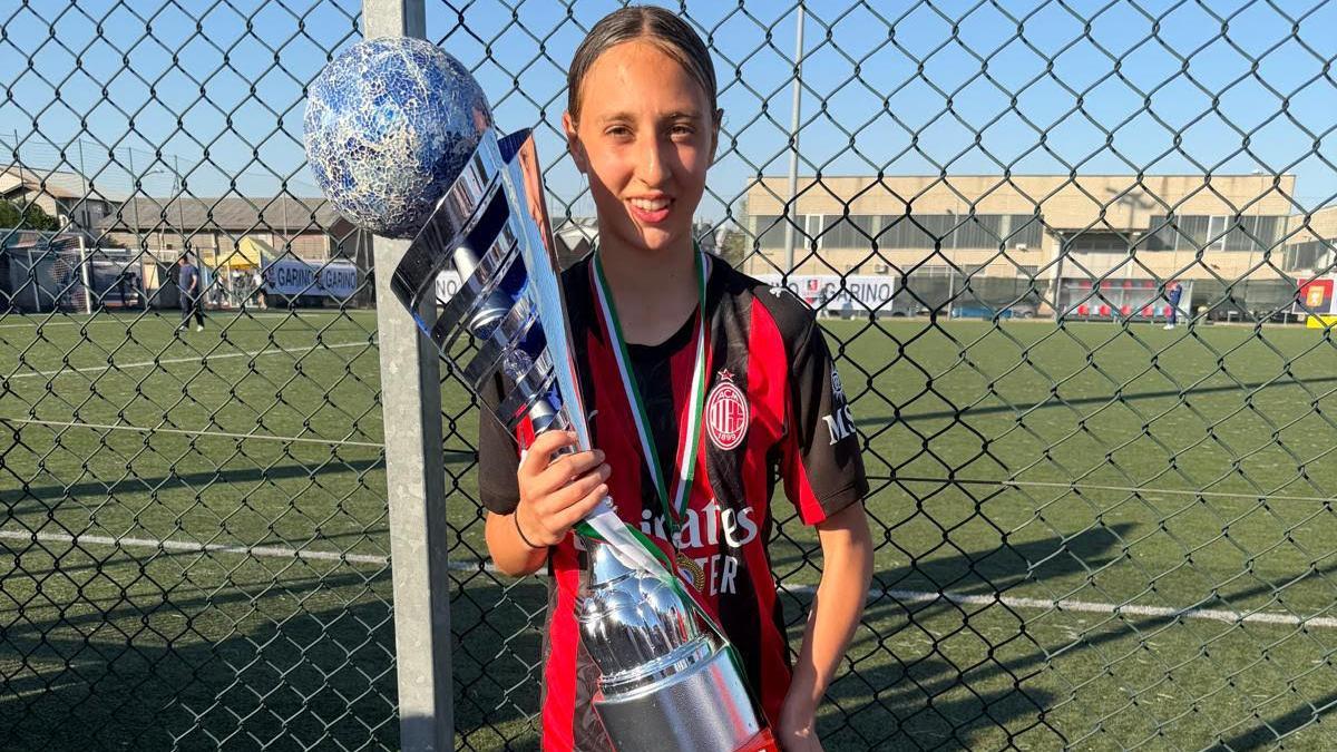C'è una Modric che vince a Pasquetta: la figlia Ema conquista la Garino Cup col Milan