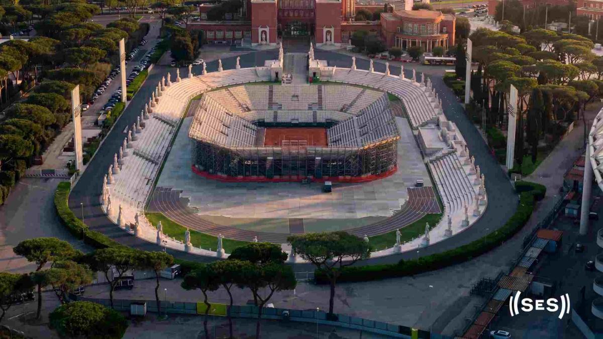 New look del Foro per gli Internazionali: in totale sono 21 i campi a disposizione