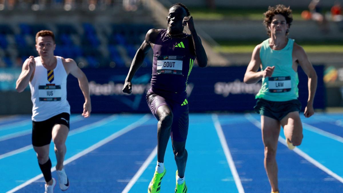 gout gout meglio di bolt alla sua et224 a sydney vola nei 200 in 19 67