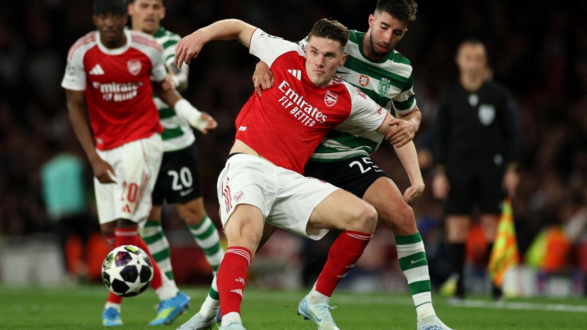 Arsenal-Sporting, le pagelle: Zubimendi gioca anche per Rice, 6,5. Livello troppo alto per Gyökeres, 5