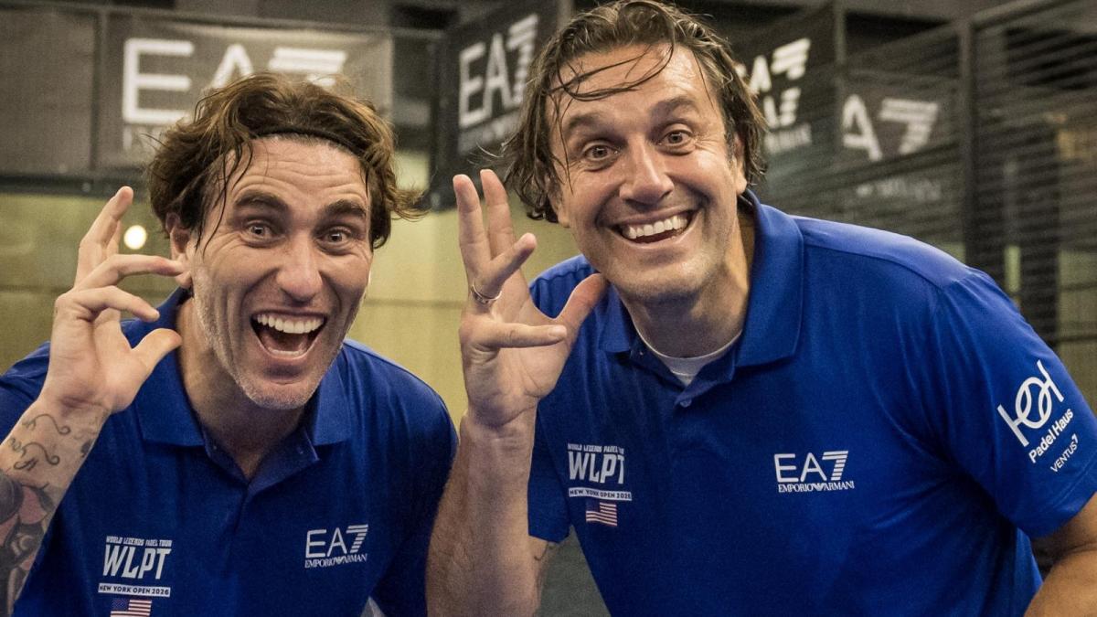 EA7 World Legends Padel Tour: la coppia Toni-Ceccarelli trionfa a New York e si qualifica per le finali di Dubai