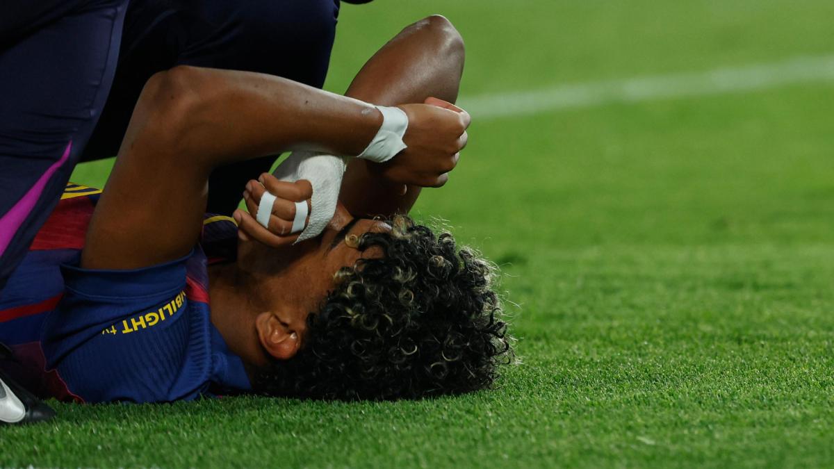 dramma yamal si teme un grave infortunio muscolare mondiale a rischio