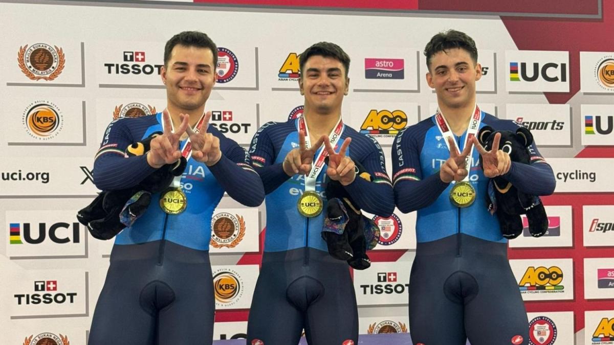 Coppa del Mondo su pista, storico successo del team sprint azzurro