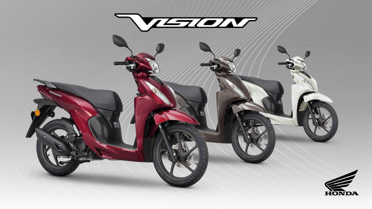 Honda Vision 110, nuovi colori e la stessa praticità di sempre