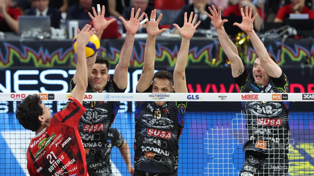 finale scudetto giannelli show e perugia schianta civitanova in gara 1