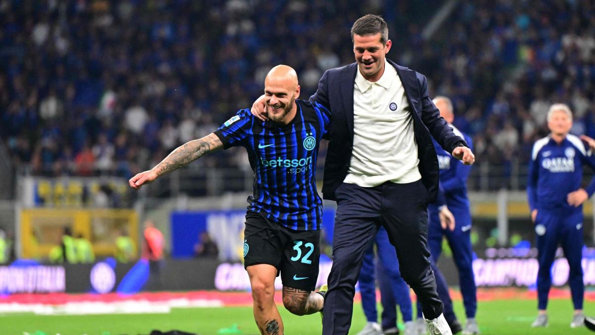 dimarco dalla curva agli scudetti coronato il sogno grazie chivu ma anche a inzaghi