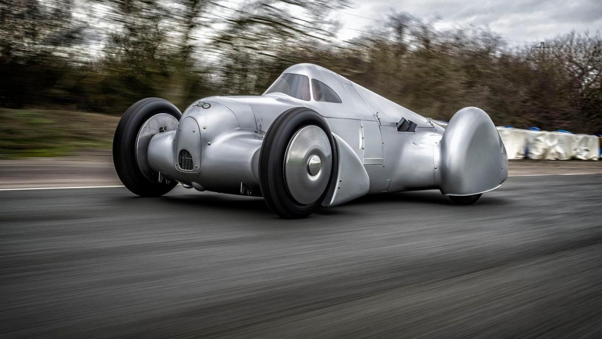 audi auto union typ b lucca 1935 l auto da record torna sulle strade italiane dopo 91 anni