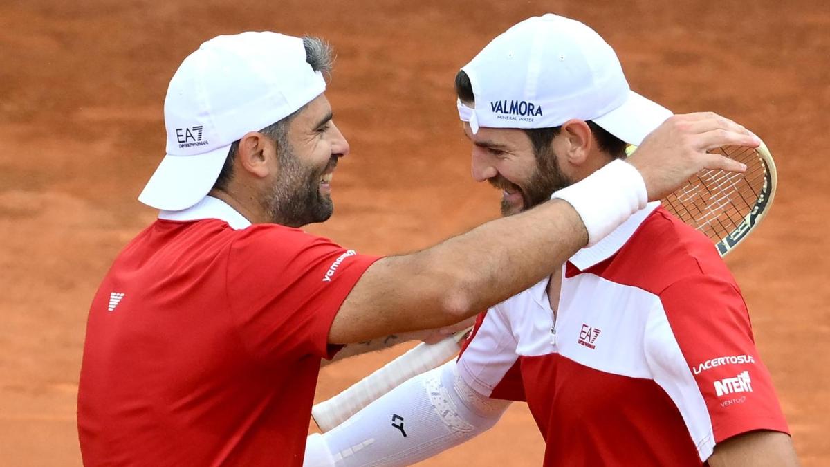 bolelli vavassori nella storia prima vittoria italiana nel doppio maschile a roma