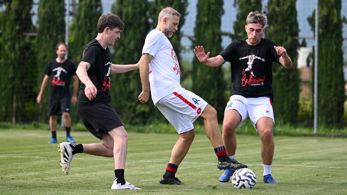 Festa Vicenza, Stefano Rosso in campo alla "Sponsor Cup" di Bassano