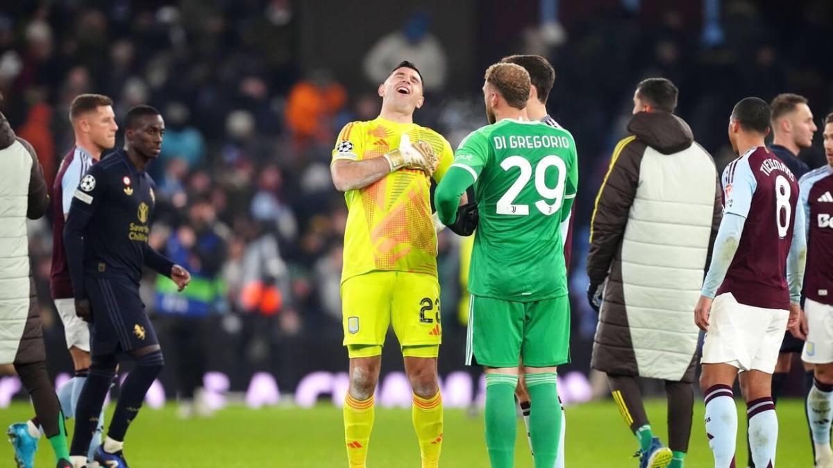 Aston Villa-Juve, quando il Dibu sfotteva Di Gregorio... E o