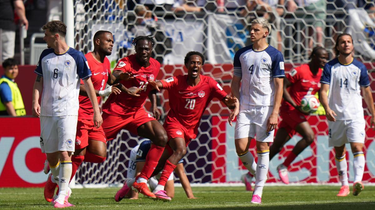 Canada-Bosnia, le pagelle: Larin entra e segna, 7. Muharemovic solo 5,5