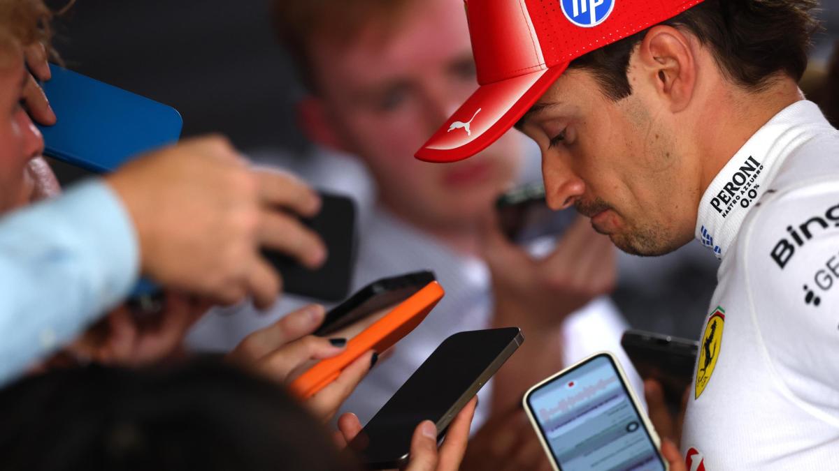 Errori, voglia di strafare, sfortuna e Lewis che vola: per Leclerc è il volto triste della Ferrari