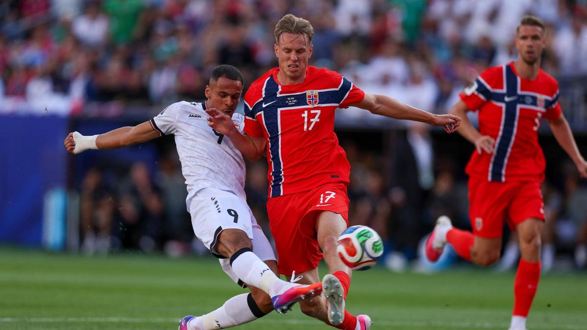 norvegia i 5 vichinghi d italia heggem il pi249 utilizzato pedersen e ostigard in gol