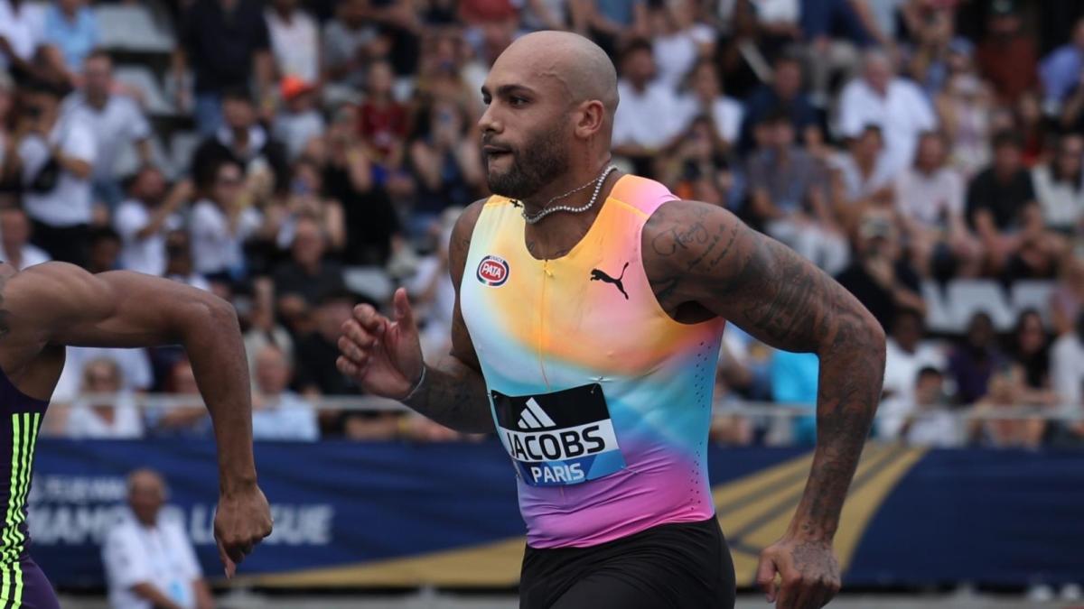 Jacobs, ancora buoni segnali: chiude terzo nei 100 di Parigi in 9”96