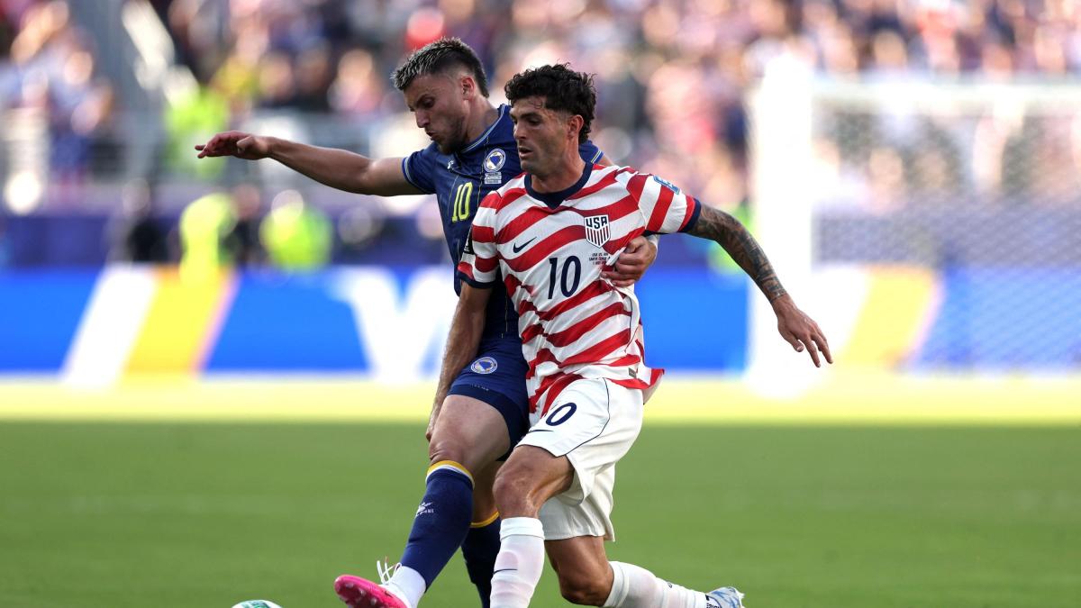 usa bosnia le pagelle pulisic fa anche il mediano 7 vasilj in ritardo 5 da Gazzetta.it usa bosnia le pagelle pulisic fa anche il mediano 7 vasilj in ritardo 5