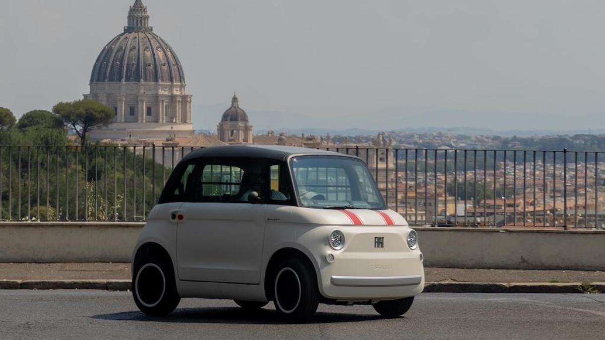 Fiat spinge sui quadricicli elettrici e la nuova Topolino passa dal Vaticano