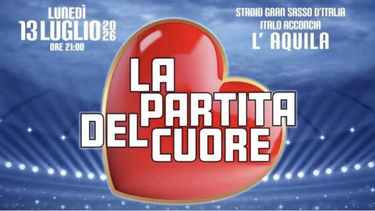 La Partita del Cuore 2026: stasera in prima serata in diretta su Rai 1