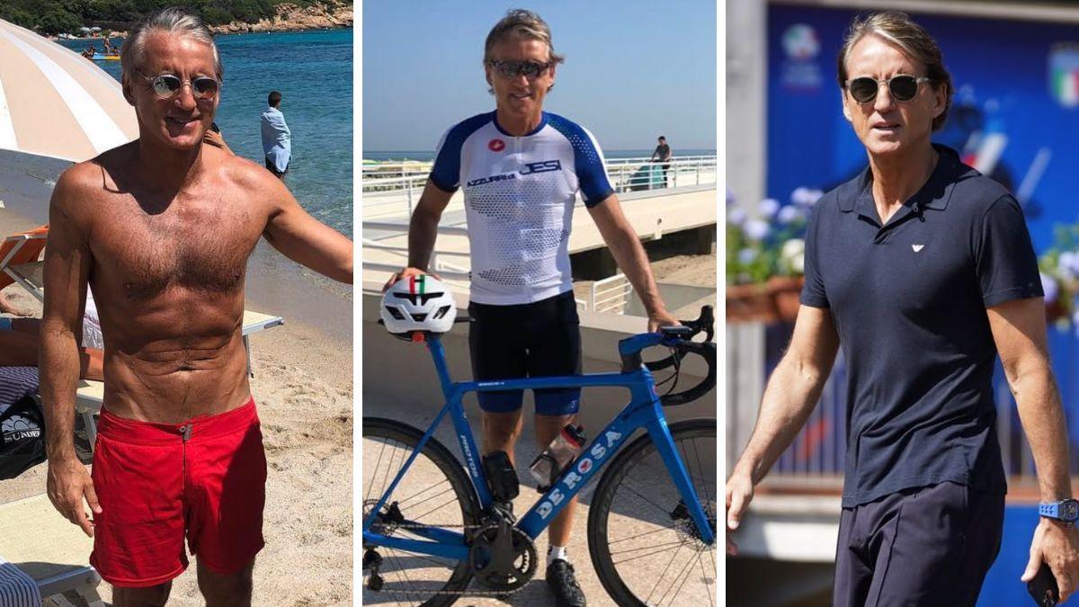 Roberto Mancini, un ct sempre in forma: tra padel e bici, a 61 anni ha un fisico super