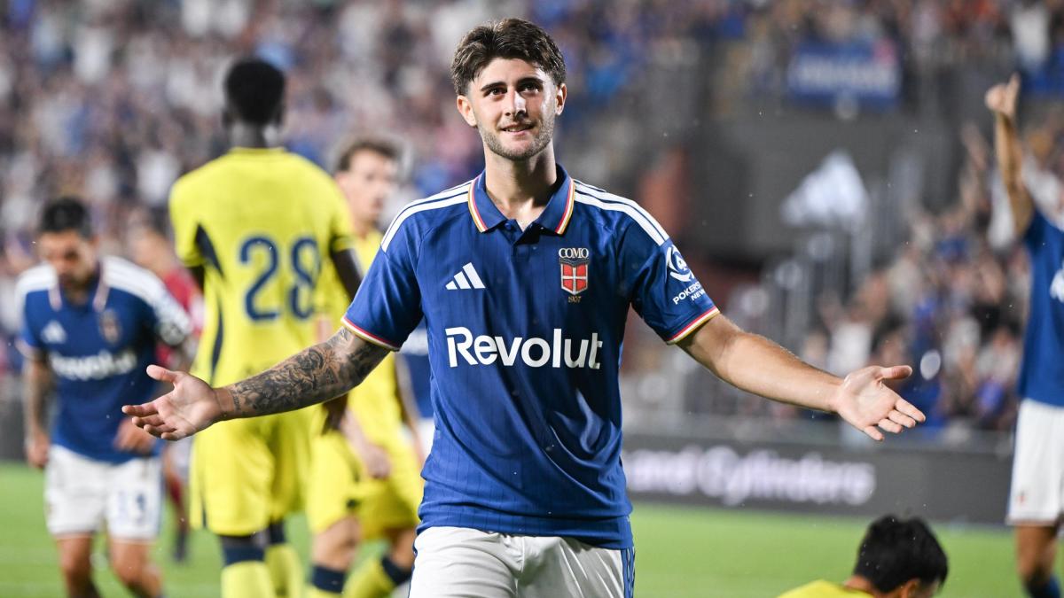 Como, subito Liberali show! Fabregas cede ai rigori con il Villarreal ma si gode il nuovo gioiello