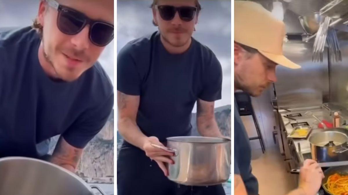 brooklyn beckham cuoce la pasta nell acqua di mare la nutrizionista enormi rischi per la salute da Gazzetta.it brooklyn beckham cuoce la pasta nell acqua di mare la nutrizionista enormi rischi per la salute