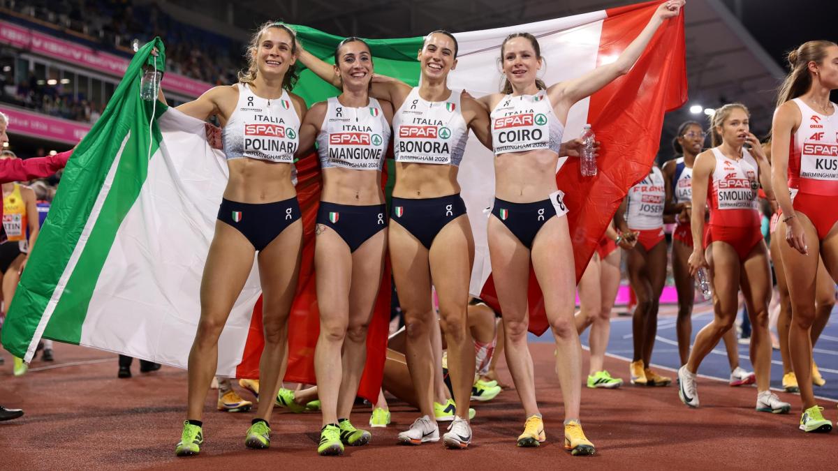 italia bronzo nella 4x400 femminile polinari vincere insieme ai ragazzi mi viene da piangere
