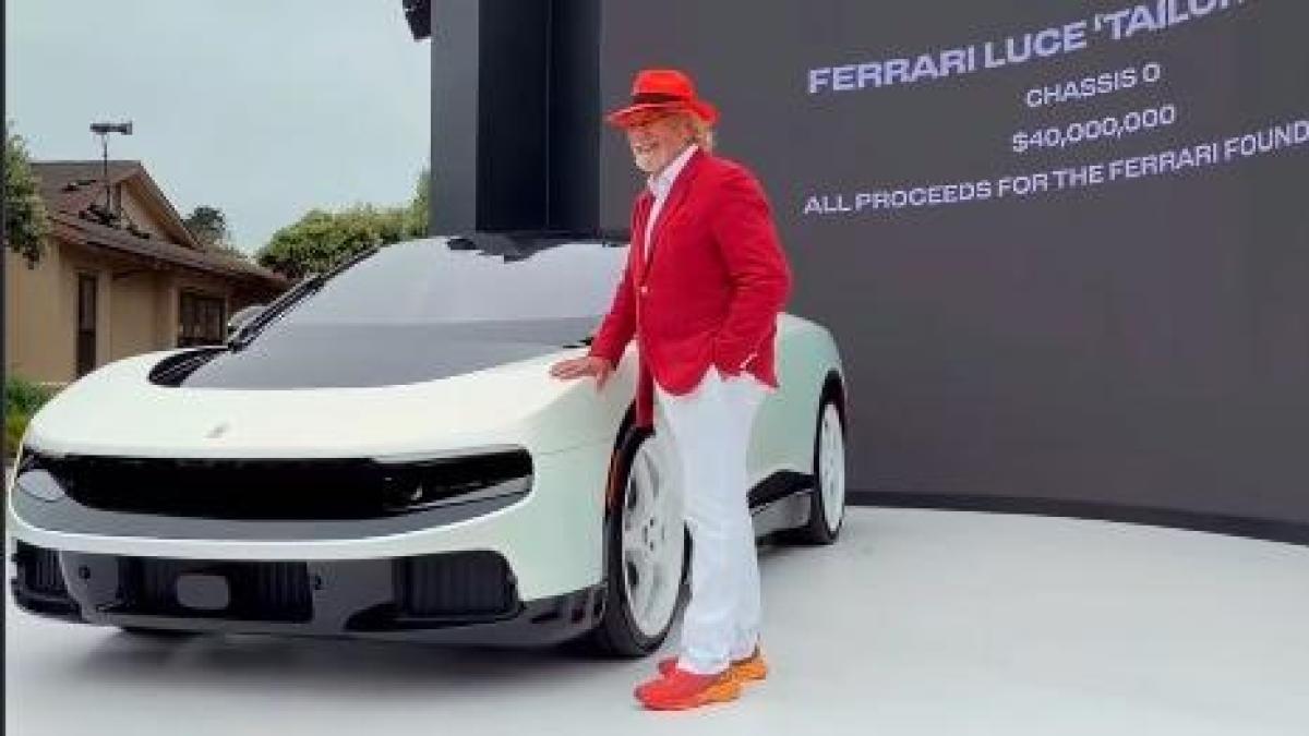Ferrari Luce a 40 milioni, chi l'ha comprata e come è diventato super ricco