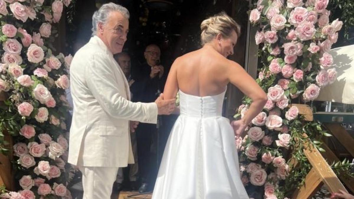nozze bis per jean alesi l ex campione ferrari ha sposato a sorrento la compagna ania