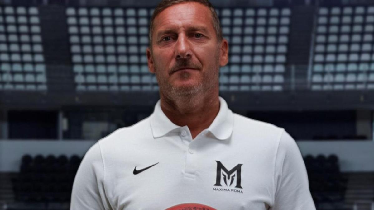 francesco totti cambia campo advisor della maxima roma di basket avevo bisogno di nuovi stimoli