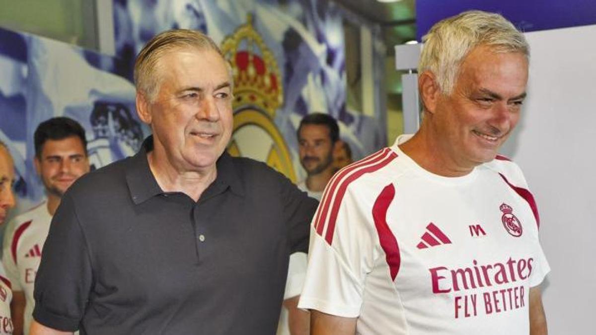 real guarda chi c 232 ancelotti va a trovare mourinho da Gazzetta.it real guarda chi c 232 ancelotti va a trovare mourinho