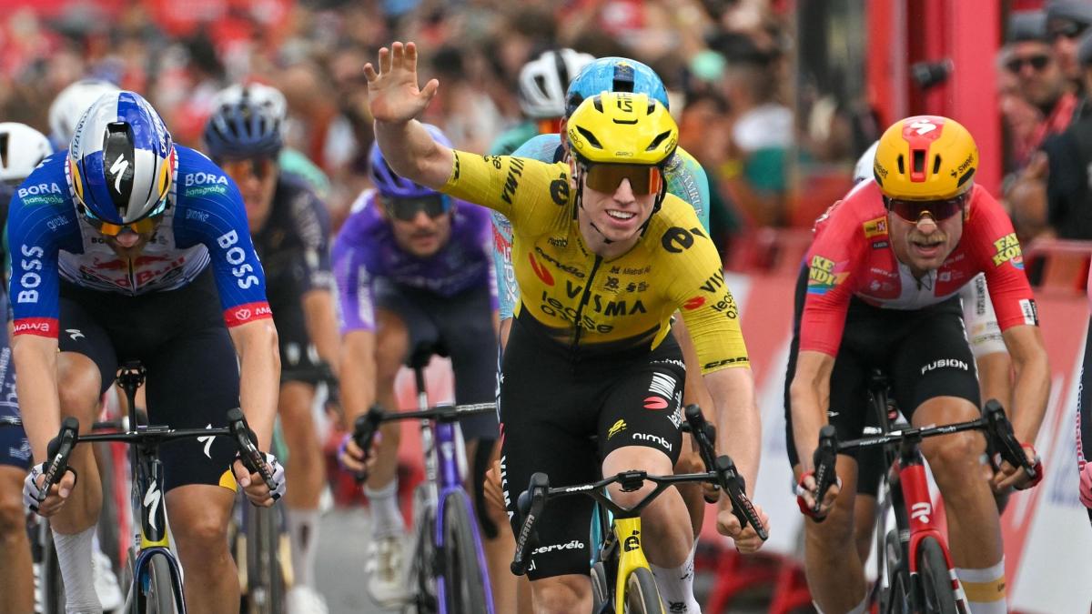 vuelta spaventoso brennan fa cinquina in volata mas resta leader da Gazzetta.it vuelta spaventoso brennan fa cinquina in volata mas resta leader