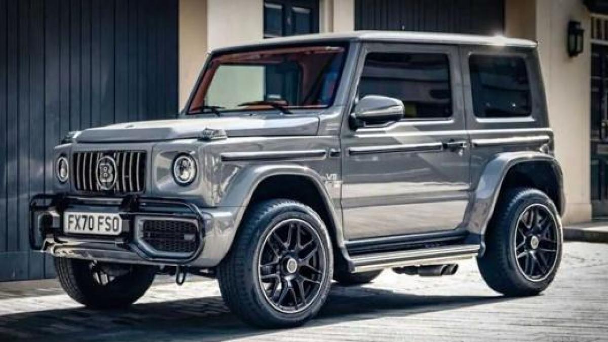 Suzuki Jimny, un body kit la trasforma in una MercedesBrabus G800