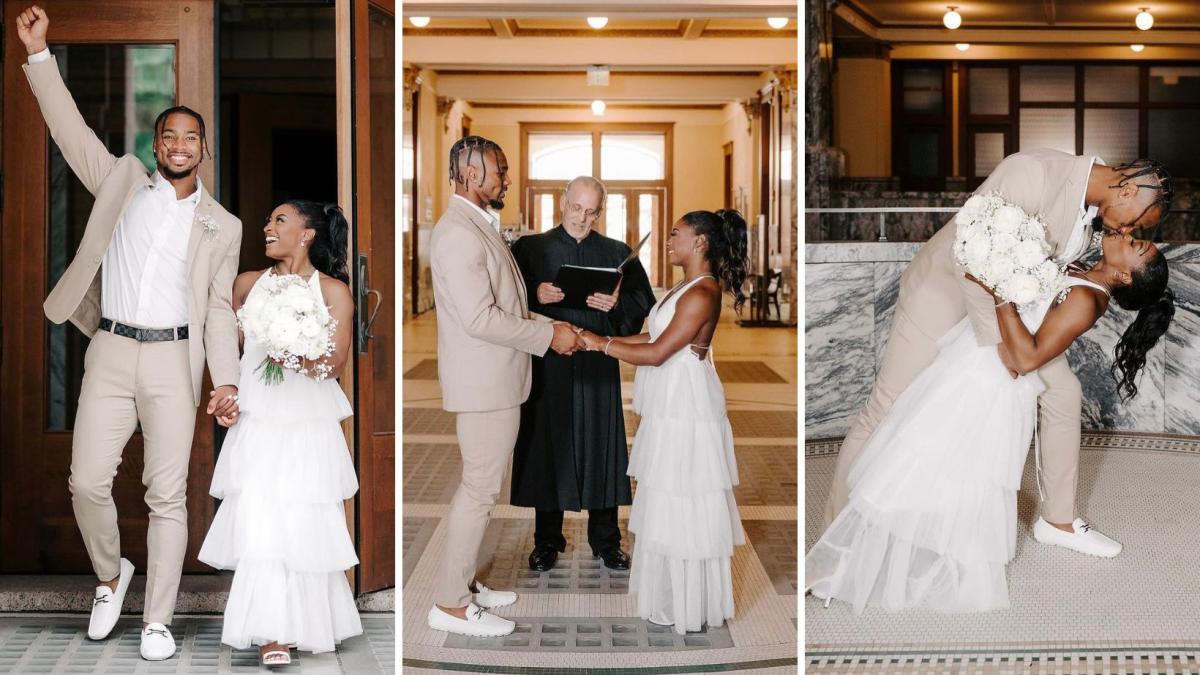 Simone Biles Si è Sposata: Le Foto Del Matrimonio Con Jonathan Owens ...