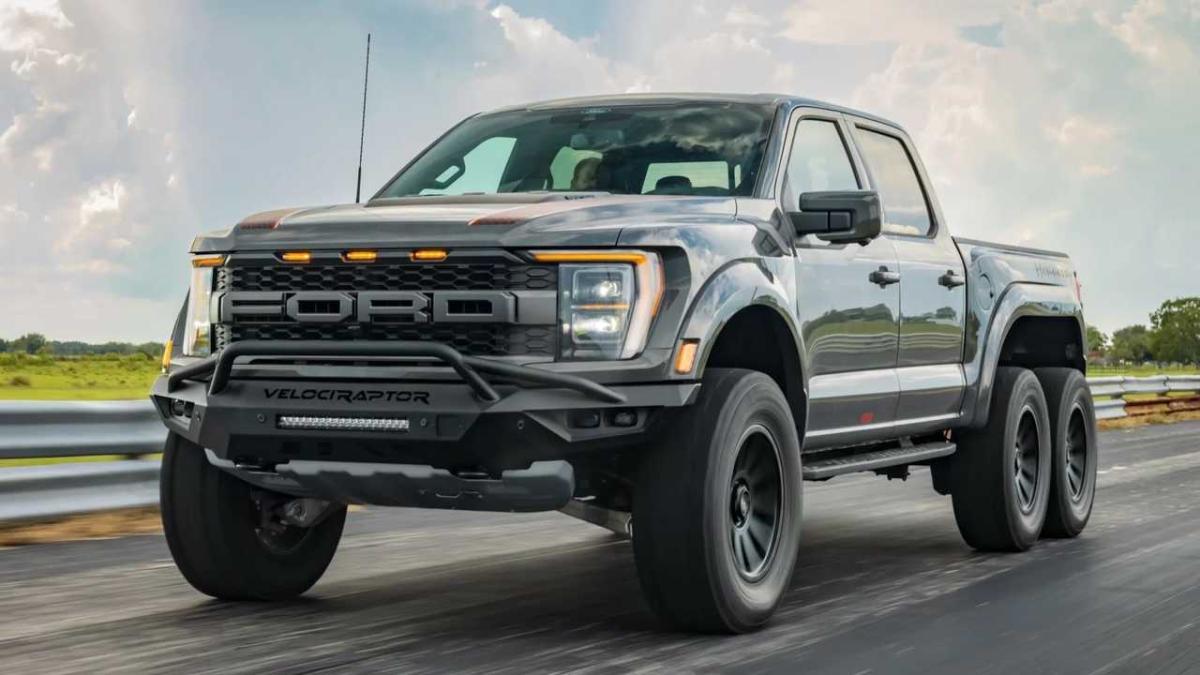 Hennessey Velociraptor Versione A Sei Ruote Del Ford F 150 Gazzettait 1539