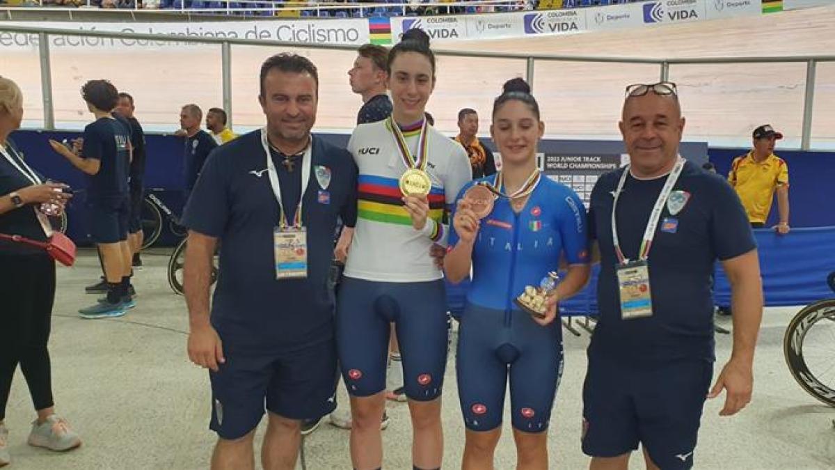 Ciclismo. Mondiali jr pista, oro e record del mondo per Federica
