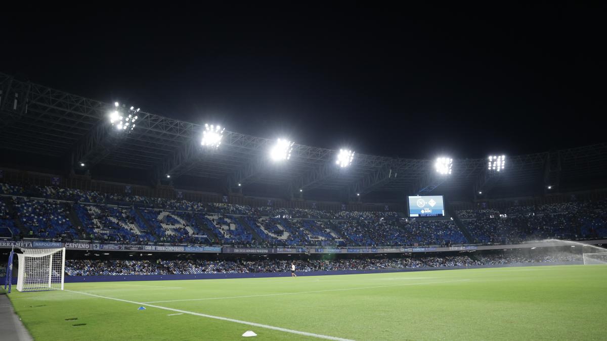 Tragic Accidental Death: Man Falls from Height during Napoli vs. Milan Match at Maradona Stadium