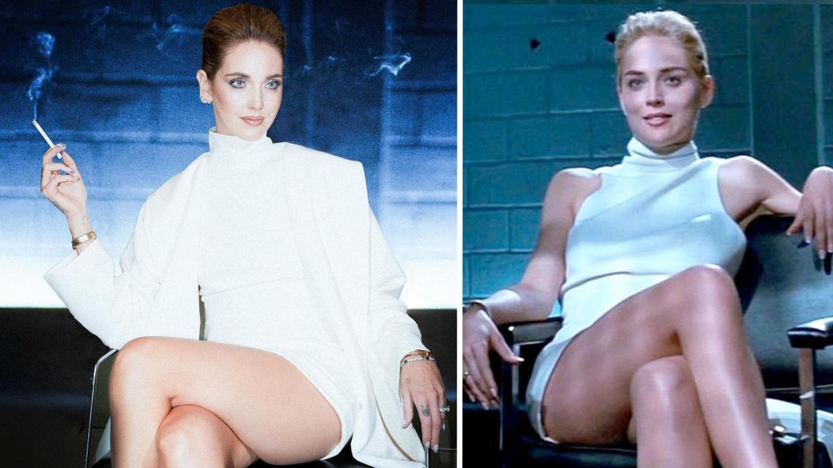 Chiara Ferragni as Sharon Stone in Basic Instinct: the video - Pledge Times